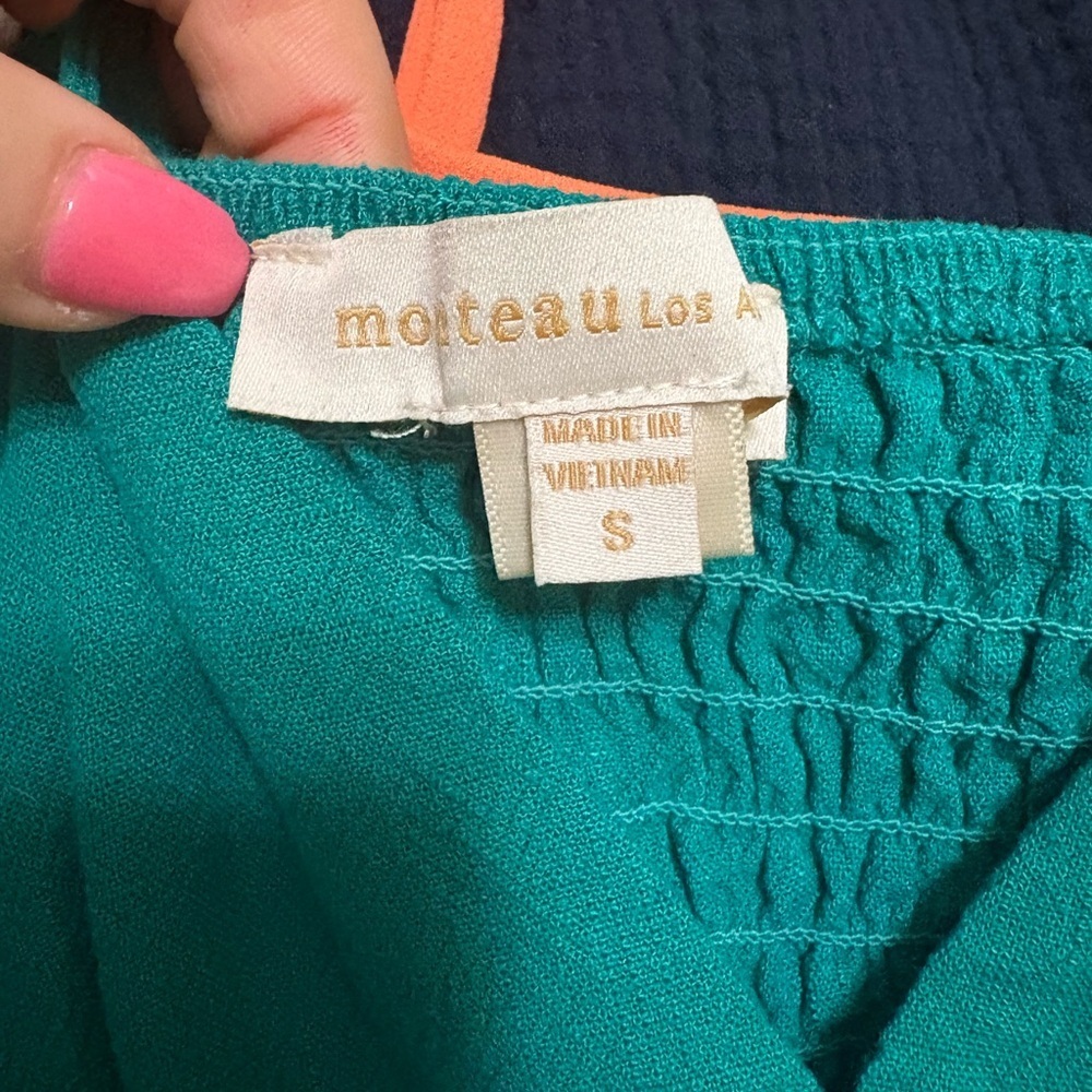 Monteau Vibrant Teal Dress - Picture 2 of 4